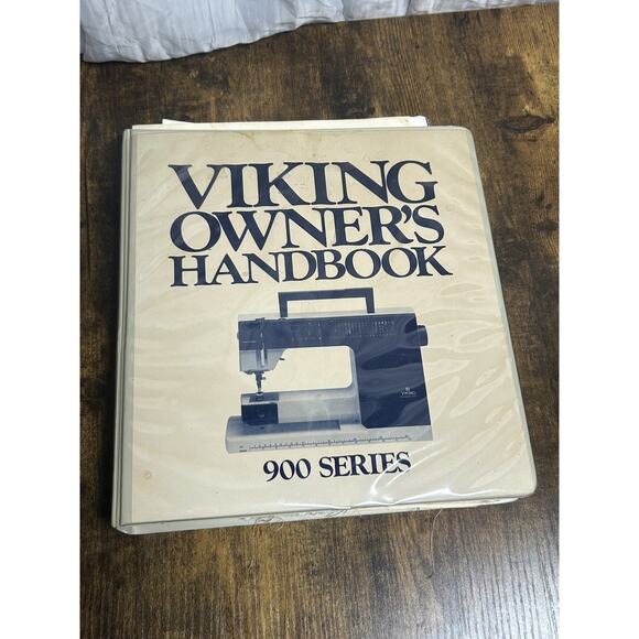 Viking Husqvarna Owners Handbook / 900 Series Binder Vintage 1982 80s - Picture 1 of 9